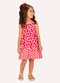 Kyly - Vestido Infantil Menina em Algodão Verde - variação: Vermelho