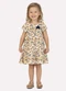 Milon - Vestido Infantil Menina em Cotton Verde - variação: Amarelo