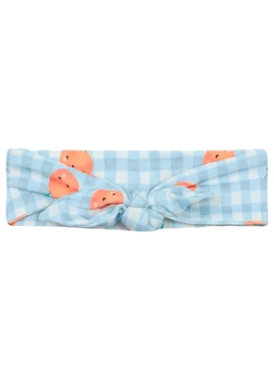 Brandili - Vestido Infantil Menina em Cotton Azul - BRANDILI