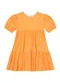 Brandili - Vestido Infantil Menina em Cotton Laranja - variação: Laranja