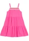 Brandili - Vestido Infantil Menina em Cotton Rosa - variação: Rosa