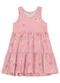 Brandili - Vestido Infantil Menina em Cotton Bege - variação: Rosa