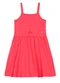 Brandili - Vestido Infantil Menina em Cotton Vermelho - variação: Vermelho