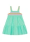 Brandili - Vestido Infantil Menina em Meia Malha Rosa - variação: Azul