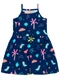 Brandili - Vestido Infantil Menina em Meia Malha Azul - variação: Azul
