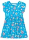 Brandili - Vestido Infantil Menina em Meia Malha Azul - variação: Azul