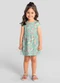 Brandili - Vestido Infantil Menina em Meia Malha Laranja - variação: Azul
