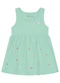 Brandili - Vestido Infantil Menina em Meia Malha Azul - variação: Azul