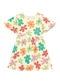 Brandili - Vestido Infantil Menina em Meia Malha Rosa - variação: Bege