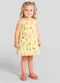 Brandili - Vestido Infantil Menina em Meia Malha Rosa - variação: Amarelo