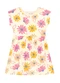 Brandili - Vestido Infantil Menina em Meia Malha Azul - variação: Bege