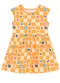Brandili - Vestido Infantil Menina em Meia Malha Laranja - variação: Laranja