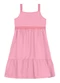 Brandili - Vestido Infantil Menina em Meia Malha Verde - variação: Rosa