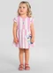 Brandili - Vestido Infantil Menina em Meia Malha Rosa - variação: Rosa