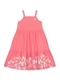 Brandili - Vestido Infantil Menina em Meia Malha Azul - variação: Rosa