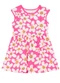 Brandili - Vestido Infantil Menina em Meia Malha Laranja - variação: Rosa