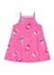 Brandili - Vestido Infantil Menina em Meia Malha Rosa - variação: Rosa