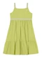 Brandili - Vestido Infantil Menina em Meia Malha Verde - variação: Verde