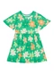 Brandili - Vestido Infantil Menina em Meia Malha Rosa - variação: Verde