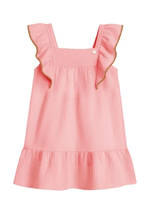 Mundi - Vestido Infantil Menina em Moletinho Rosa - MUNDI