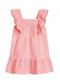 Mundi - Vestido Infantil Menina em Moletinho Rosa - variação: Rosa