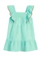 Brandili - Vestido Infantil Menina em Moletinho Bege - variação: Verde