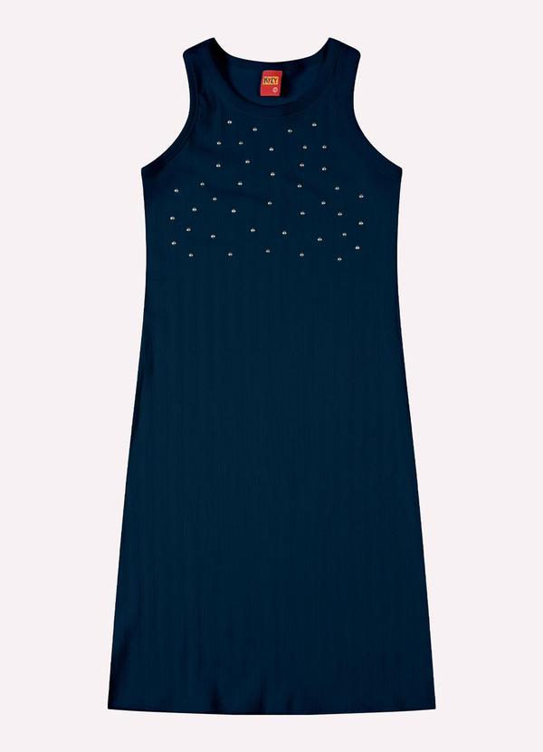 Kyly - Vestido Infantil Menina em Ribana Marinho 1