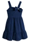 Mundi - Vestido Infantil Menina em Tricoline Amarelo - variação: Azul