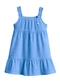 Mundi - Vestido Infantil Menina em Tricot Bege - variação: Azul