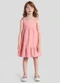 Mundi - Vestido Infantil Menina em Tricot Bege - variação: Rosa