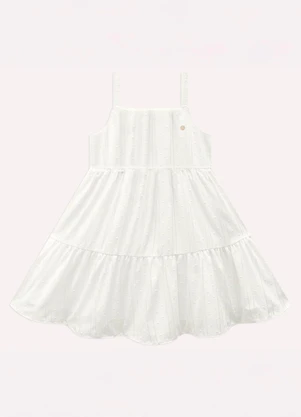 Milon - Vestido Infantil Menina em VoilBege - MILON