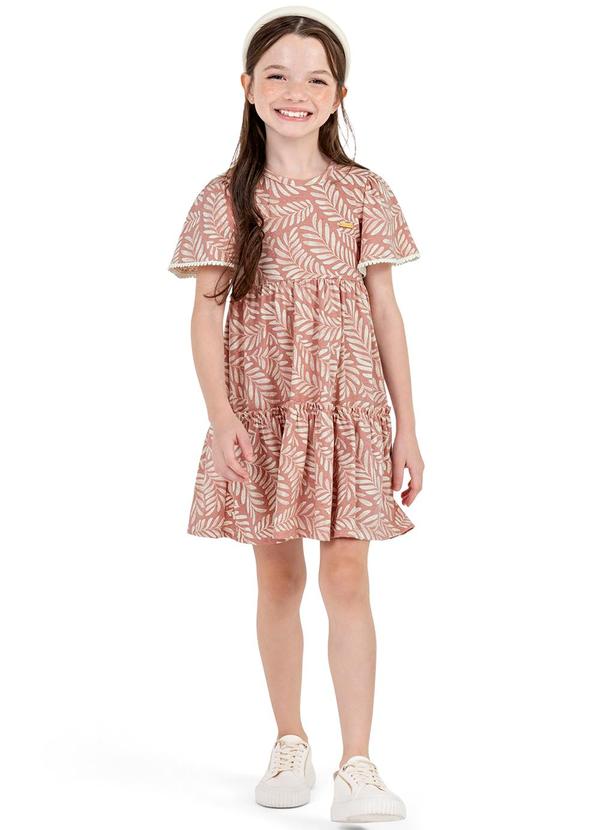 Colorittá - Vestido Infantil Menina Estampa Colorittá Rosa 1