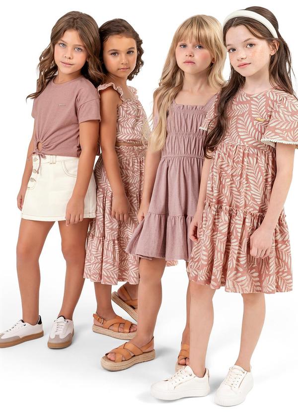 Colorittá - Vestido Infantil Menina Estampa Colorittá Rosa 2