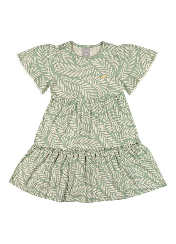 Colorittá - Vestido Infantil Menina Estampa Colorittá Verde 1