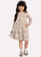 Milon - Vestido Infantil Menina Estampa Off White - variação: Off White