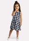 Kyly - Vestido Infantil Menina Estampa Poá Vermelho - variação: Branco