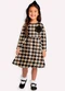 Milon - Vestido Infantil Menina Estampa Preto - variação: Preto