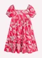 Nanai - Vestido Infantil Menina Estampa Rosa - variação: Rosa