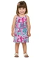 Elian - Vestido Infantil Menina Estampa Verão Rosa - variação: Azul