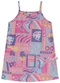 Elian - Vestido Infantil Menina Estampa Verão Rosa - variação: Rosa