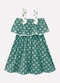 Milon - Vestido Infantil Menina Estampa Verde - variação: Verde