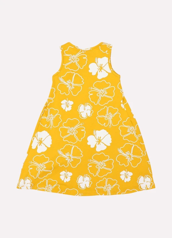 Kyly - Vestido Infantil Menina Estampado Branco 3