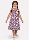 Kyly - Vestido Infantil Menina Estampado Azul - variação: Cinza