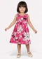 Kyly - Vestido Infantil Menina Estampado Laranja - variação: Rosa