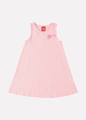 Kyly - Vestido Infantil Menina Estampado Rosa - KYLY