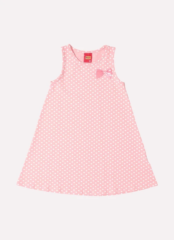 Kyly - Vestido Infantil Menina Estampado Rosa 2