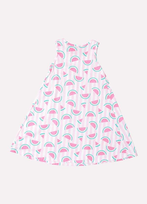 Kyly - Vestido Infantil Menina Estampado Rosa 3