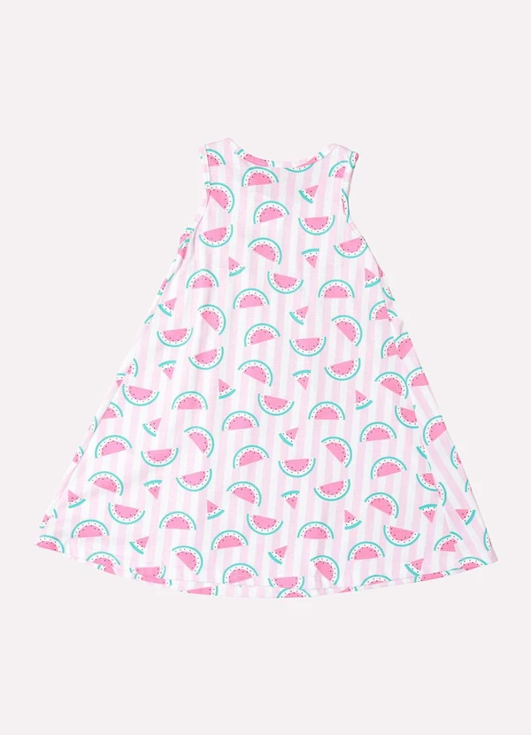 Kyly - Vestido Infantil Menina Estampado Rosa 3