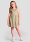 Brandili - Vestido Infantil Menina de Borboletas Rosa - variação: Verde