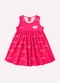 Kyly - Vestido Infantil Menina Estampado Laranja - variação: Vermelho